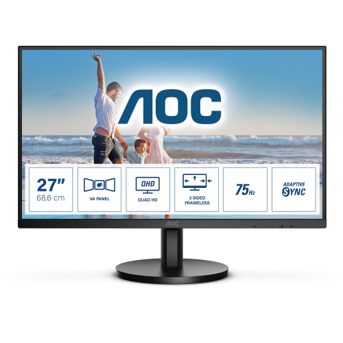 monitor 27 - 16:9 Basic-line 2560x1440 75Hz VA 300cd
